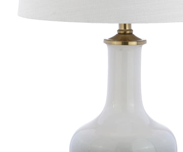 Gradient 25" Ceramic/Brass LED Table Lamp - JONATHAN Y